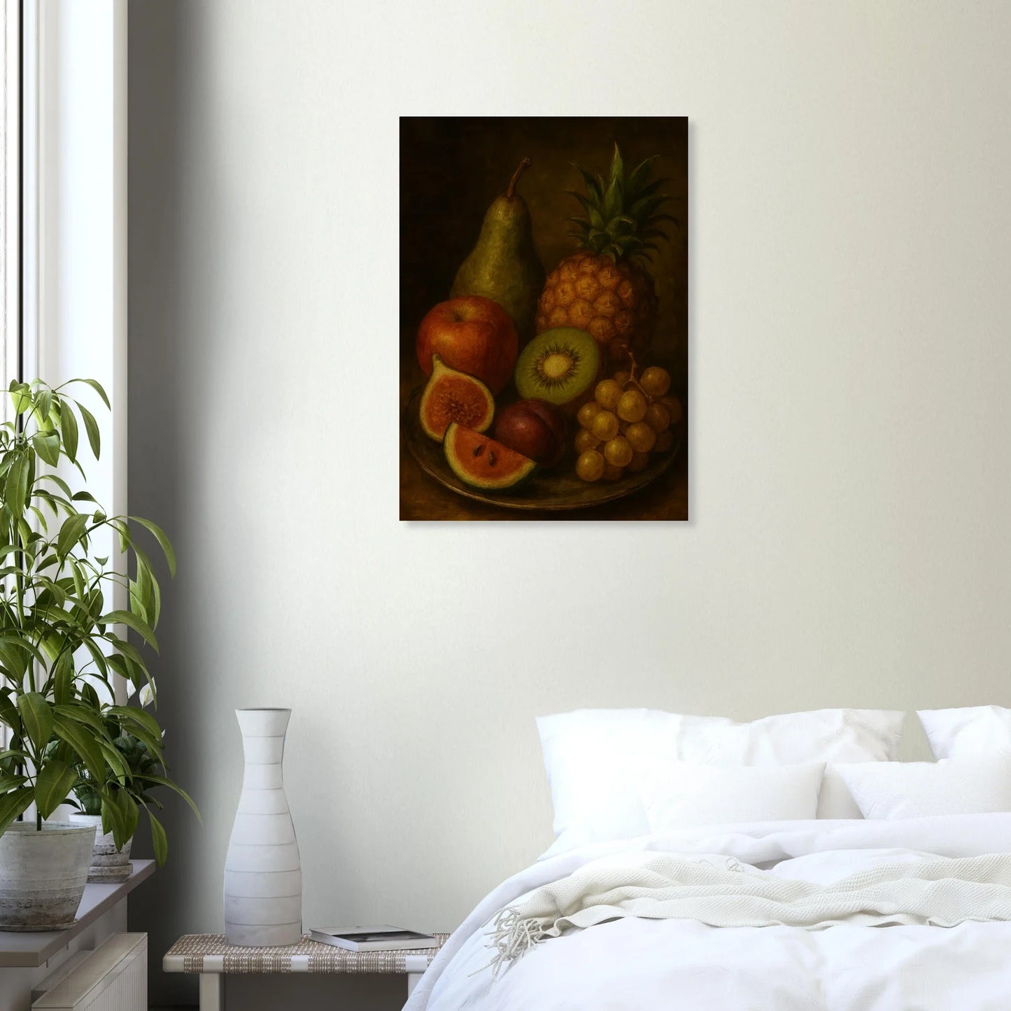 Frukter – Classic Still Life Fruit Art Print in Rich, Warm Tones