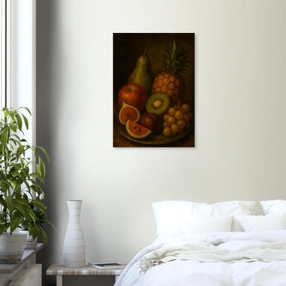 Frukter – Classic Still Life Fruit Art Print in Rich, Warm Tones