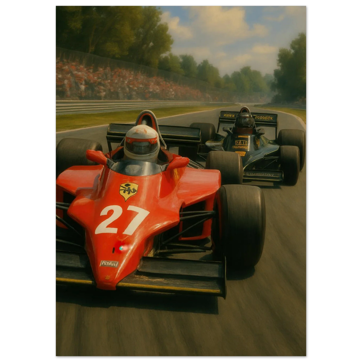 Bilar: Classic Racing Excitement – F1 Art Print
