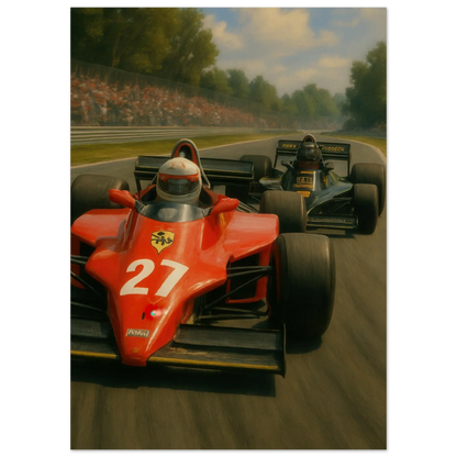 Bilar: Classic Racing Excitement – F1 Art Print