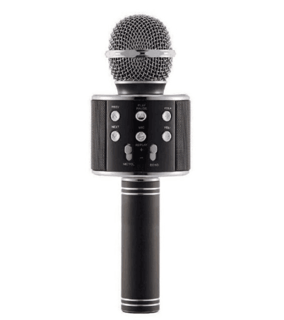 Trådlös karaoke-mikrofon med Bluetooth och högtalare