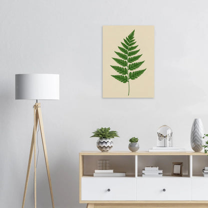 Frukter – Lush Green Fern Botanical Print | Premium Matte Wall Art in Various Sizes