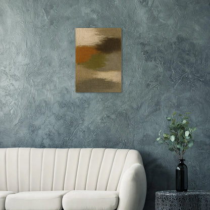 Abstract Earth Tones Textured Art Print – Organic Modern Wall Decor Poster in 29 Sizes