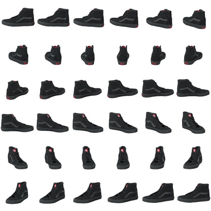 SK8-Hi Black/Black (Suede)