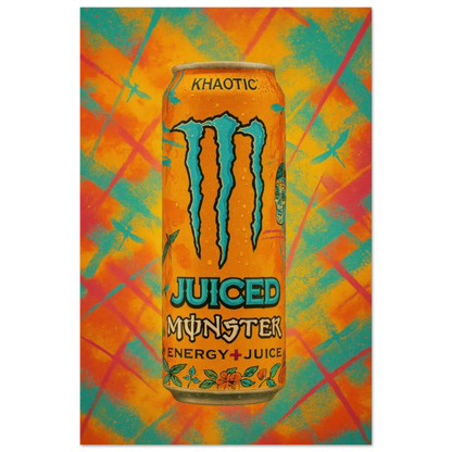 Monster KHAOTIC Poster - Choose Your Perfect Size