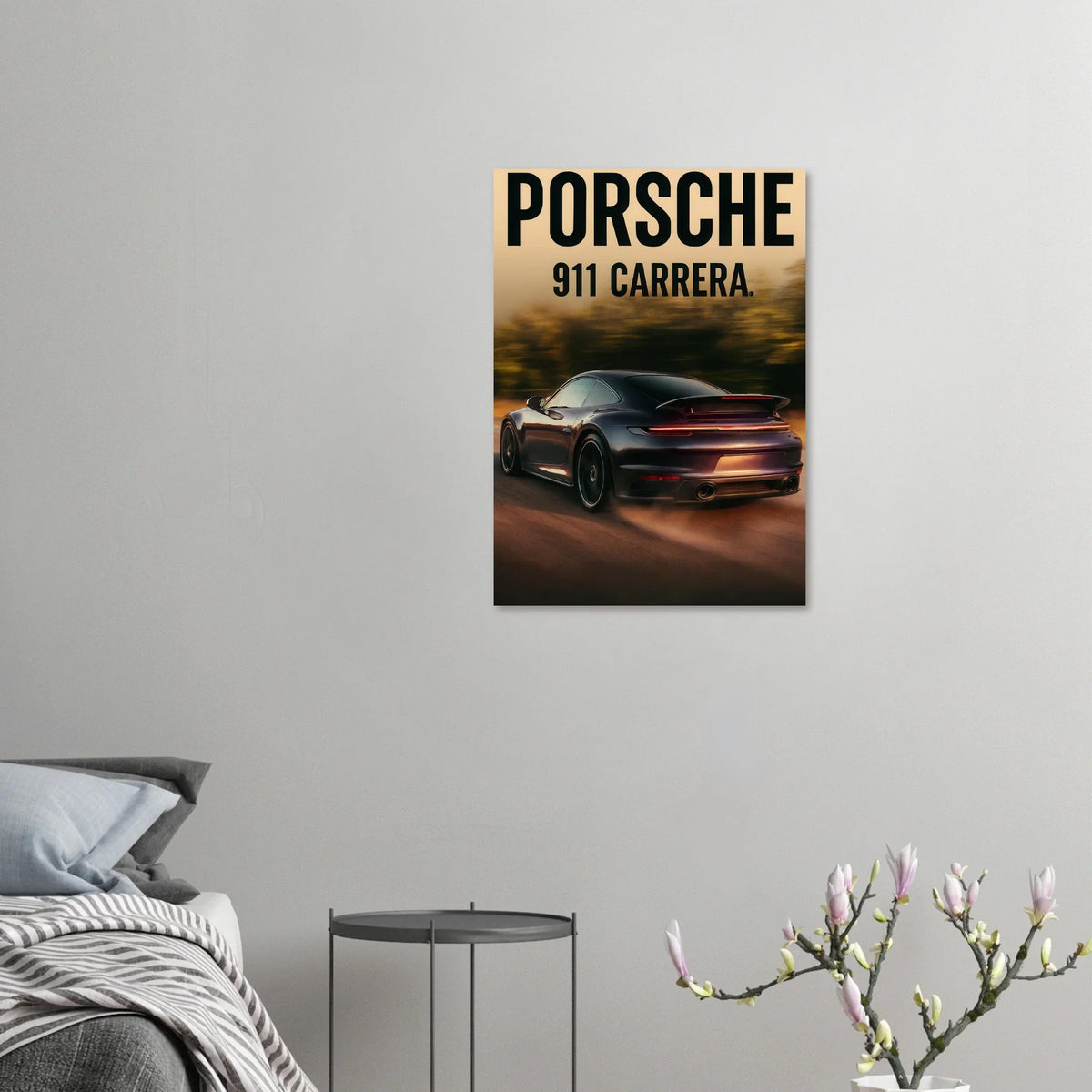 Porsche 911 Carrera Classic Bil Poster - Premium Konsttryck med Eleganta Detaljer i Flera Storlekar