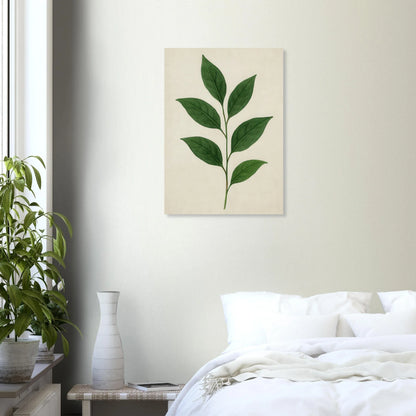 Frukter Botanisk Grönska Konsttryck – Detaljerad Bladillustration på Premiumpapper, Välj Din Storlek