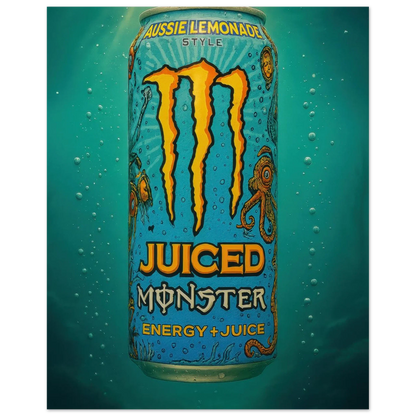 Monster AUSSIE LEMONADE Poster - Choose Your Perfect Size