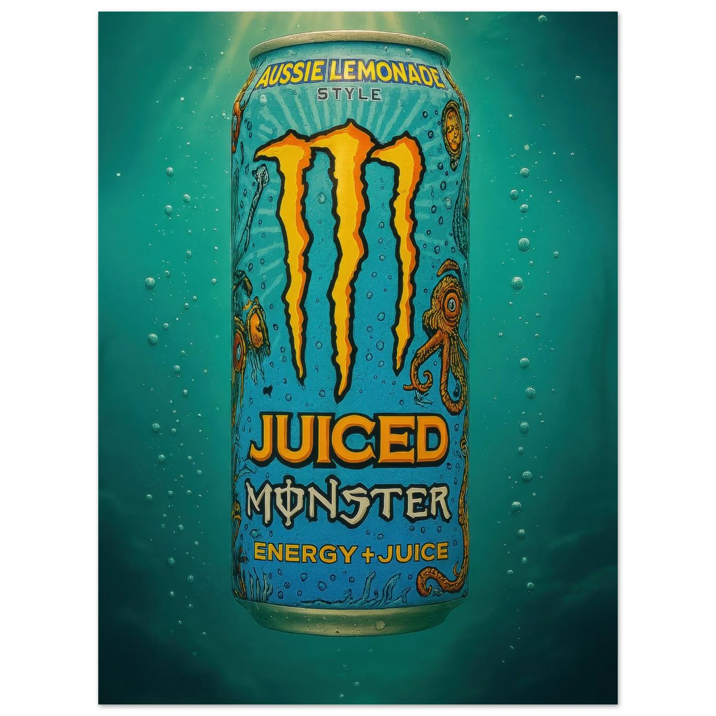 Monster AUSSIE LEMONADE Poster - Choose Your Perfect Size