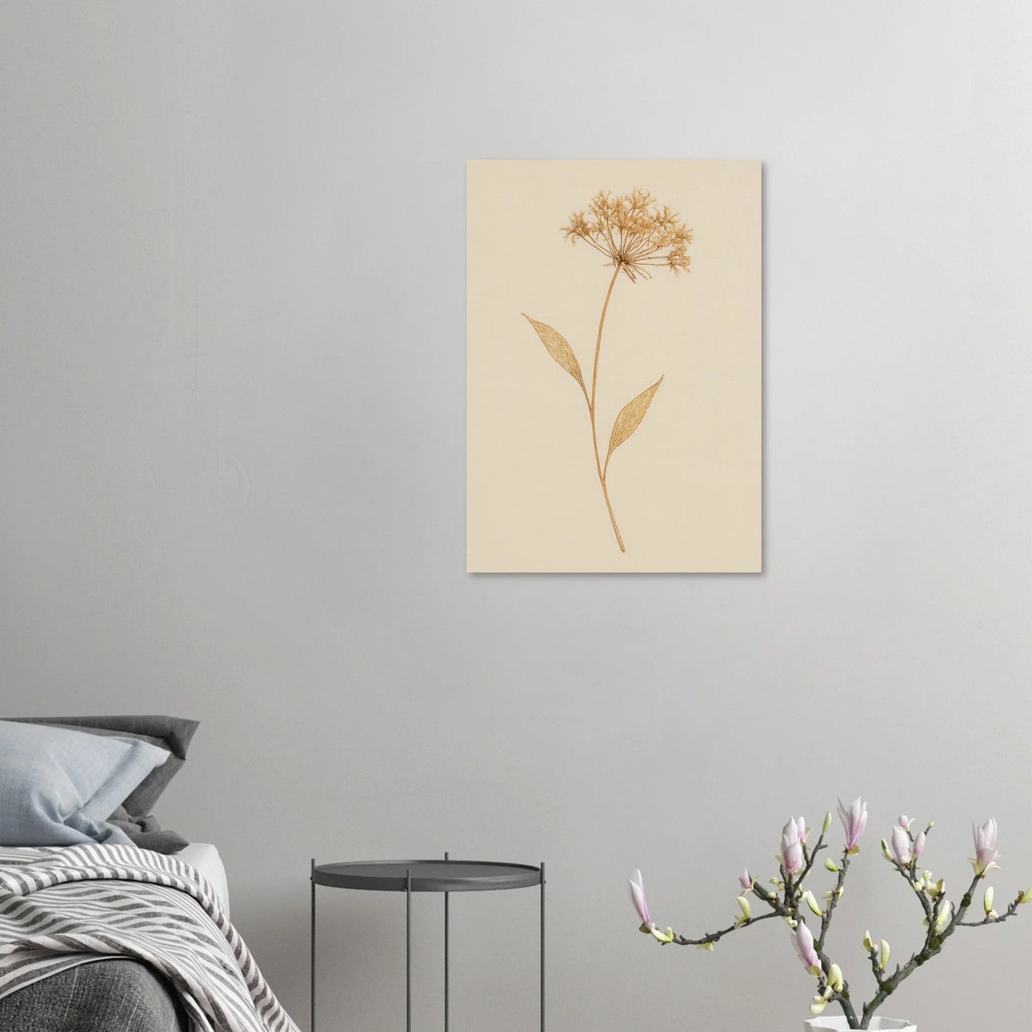 Frukter – Elegant Botanical Line Art Print on Premium Semi-Gloss Paper