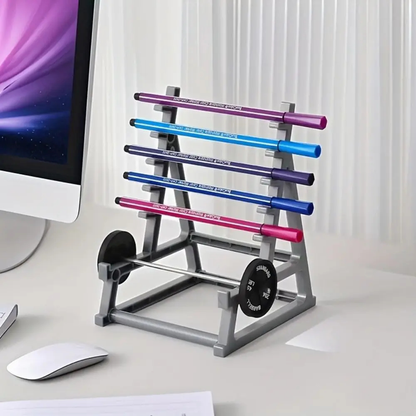 Barbell Desk Pen Holder