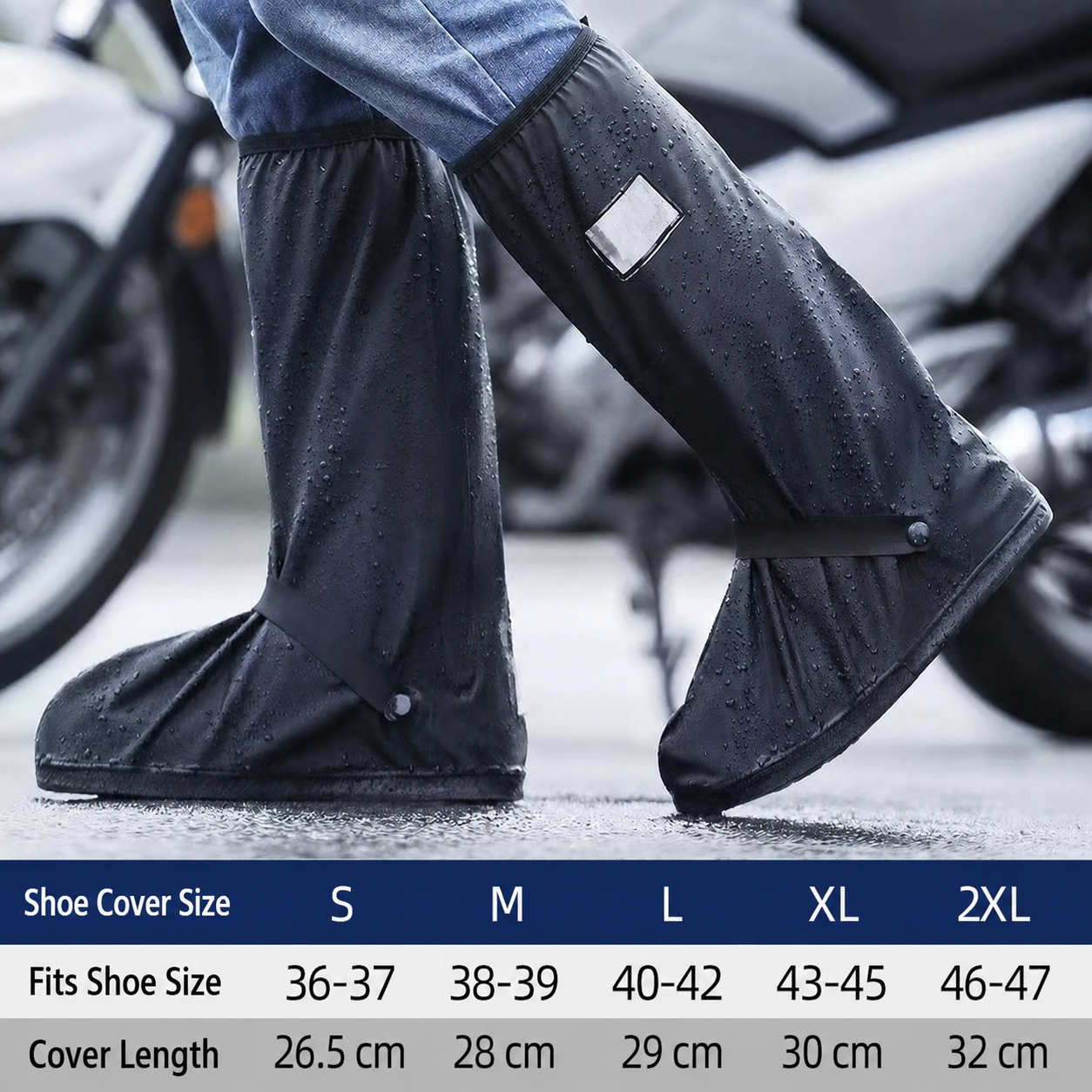 High-Tube Waterproof Shoe Covers