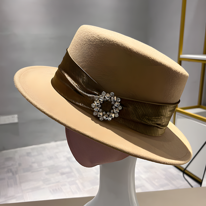 Wool Flat-Top Hat