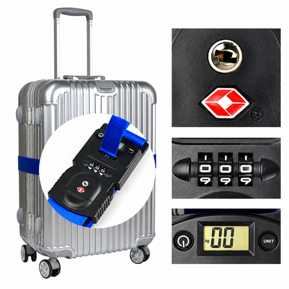 Luggage Strap with Digital Scale