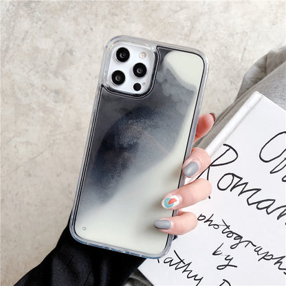 Lysande kvicksandsfodral för mobilen