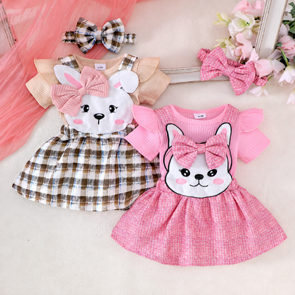 Baby Rabbit Pinafore Outfit