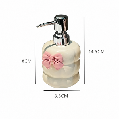 Ceramic Bow Soap Dispenser