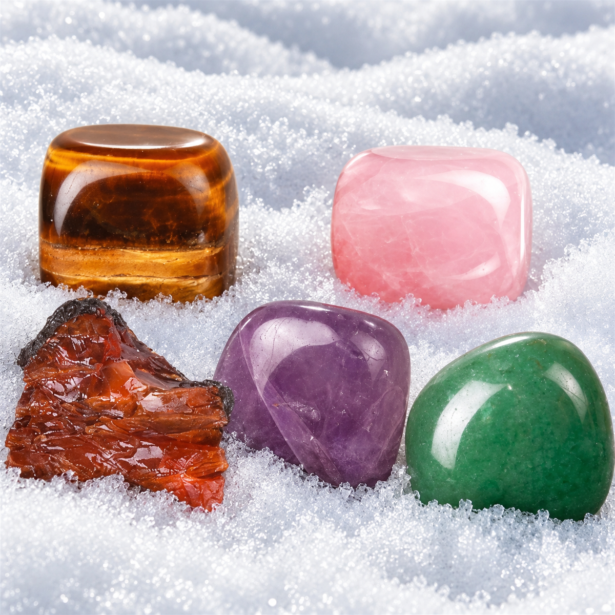 Botanical Resin Stone Countdown Gift Set