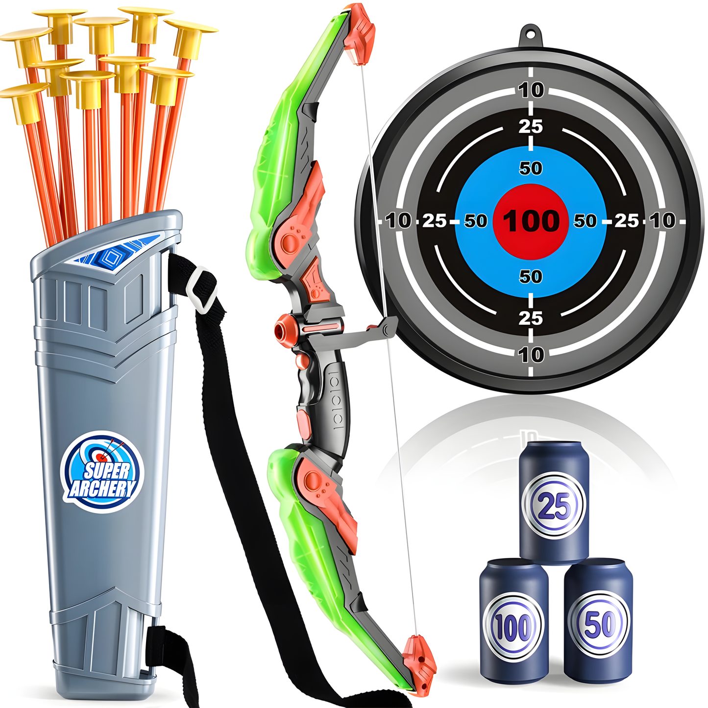 Kids Light-Up Bow and Arrow Set