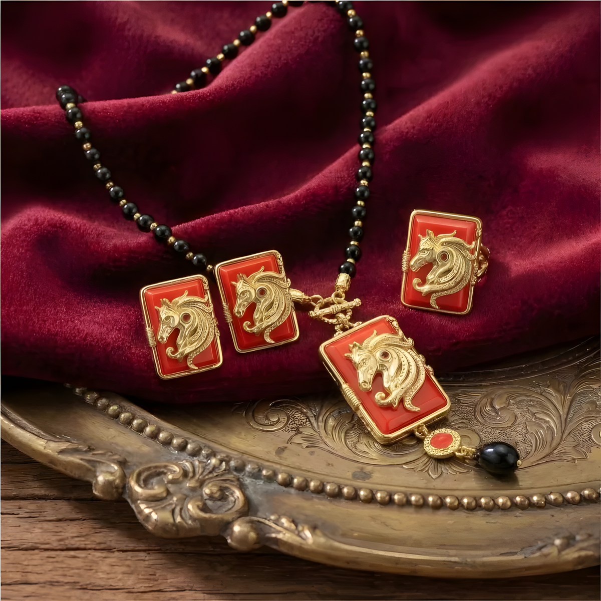 Vintage Zodiac Jewelry Set