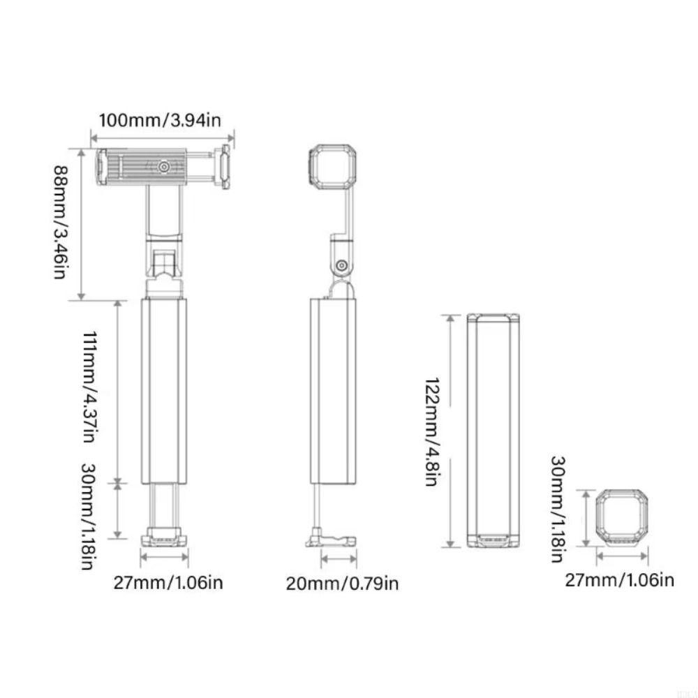 Folding Aluminum Phone Stand