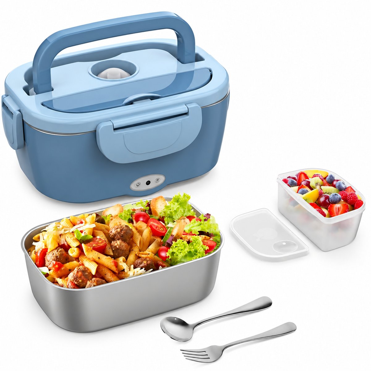 Electric Heated Lunch Box with Carry Bag
