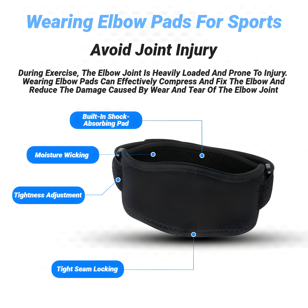 Sports Compression Elbow Support