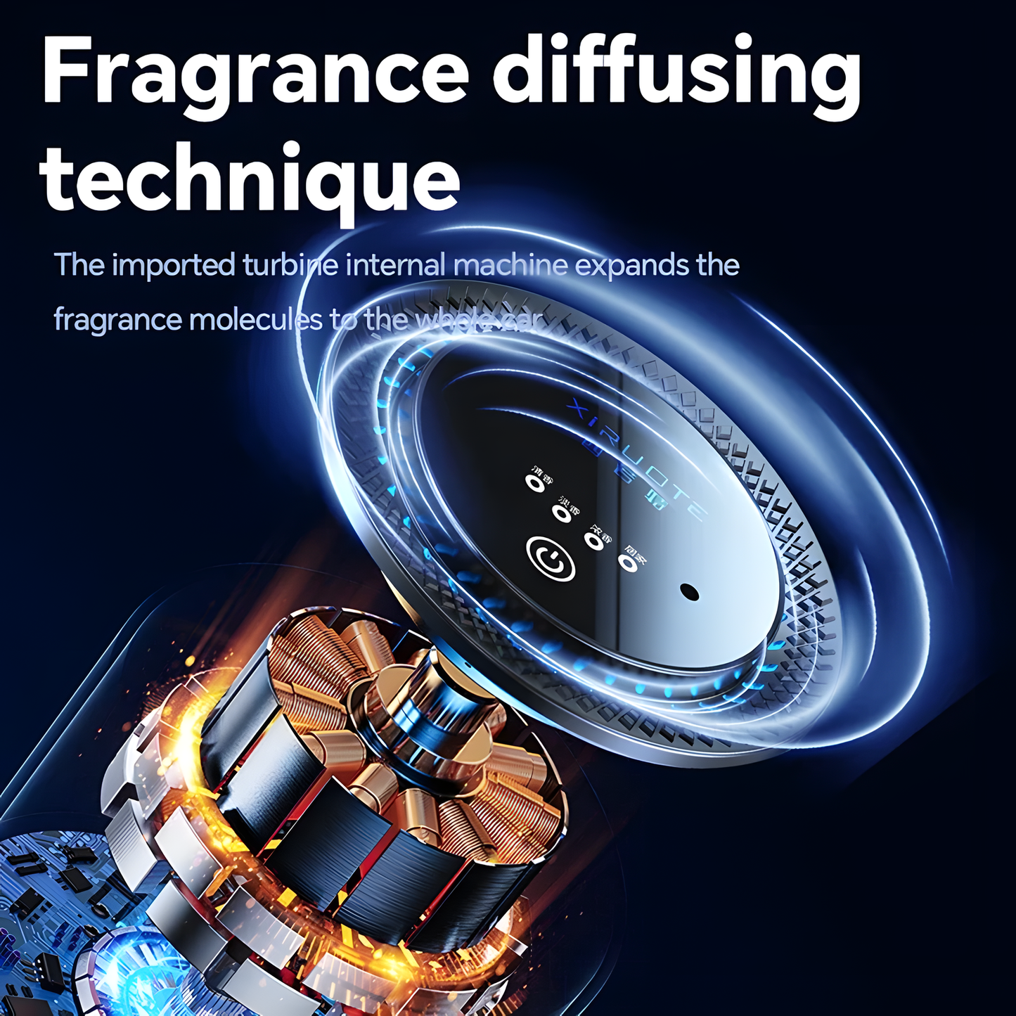 Car Aroma Diffuser with Ambient Light