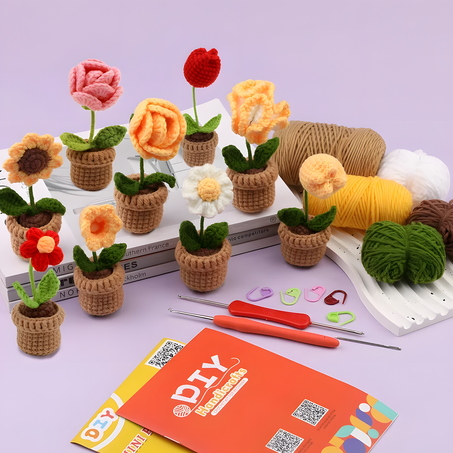 Crochet Flower Kit