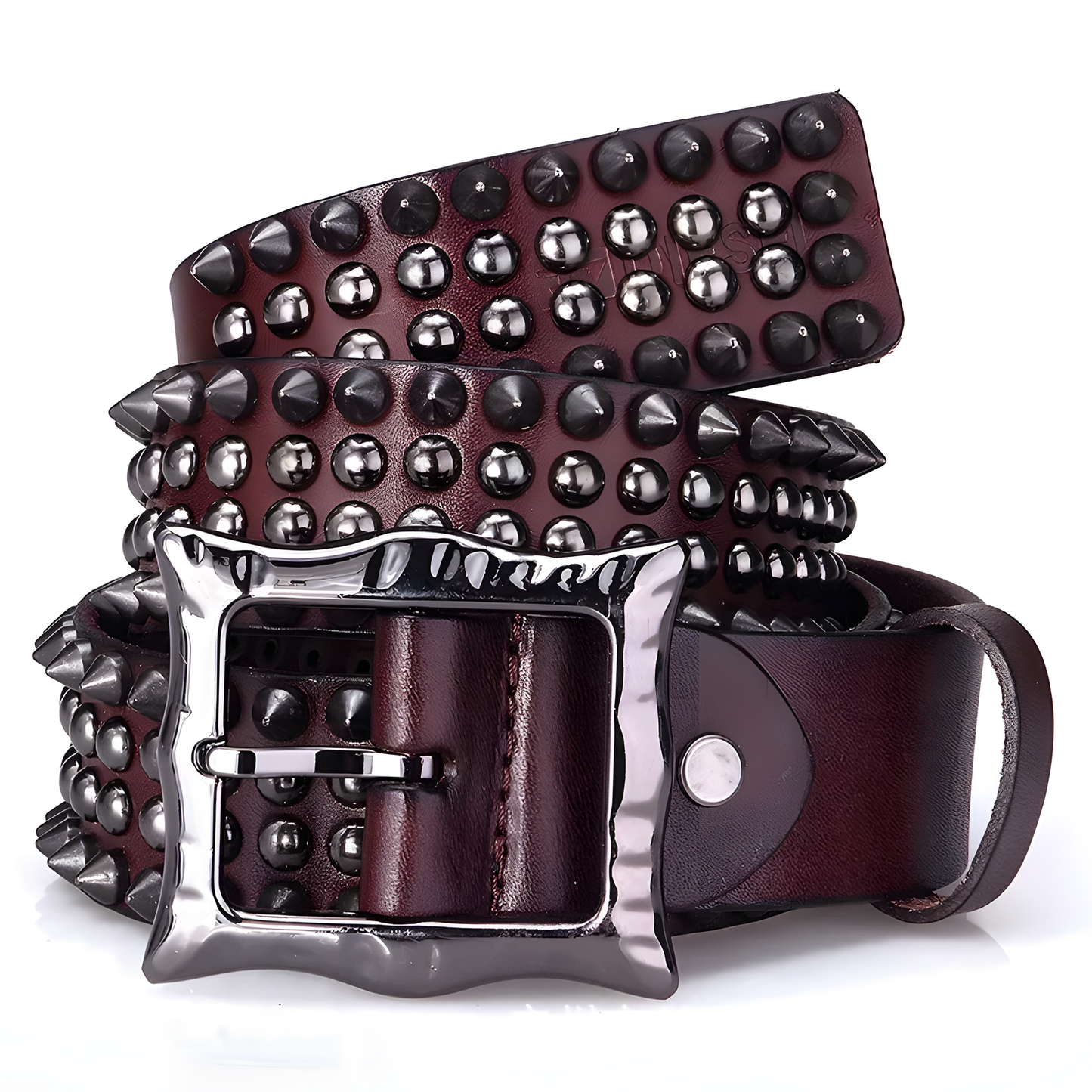 Studded Leather Belt