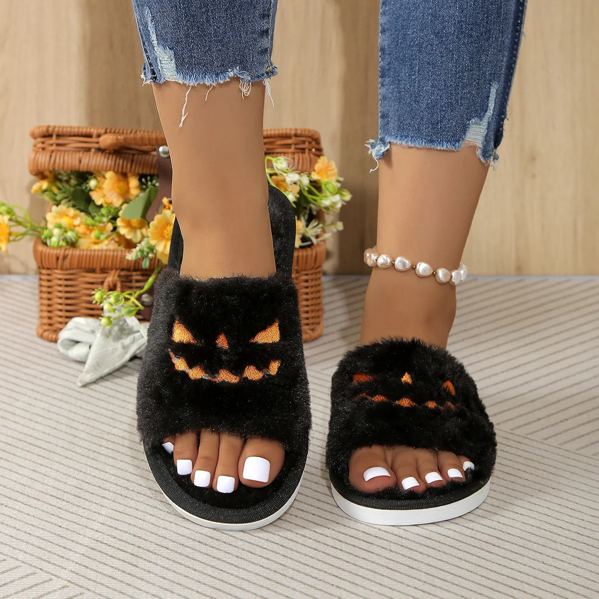 Halloween Plush Slippers