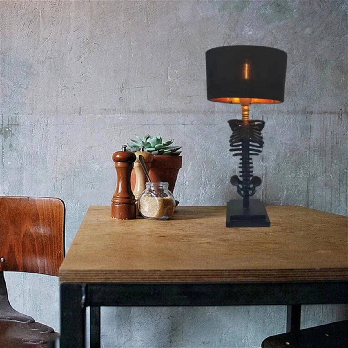 Skeleton Shade Table Lamp