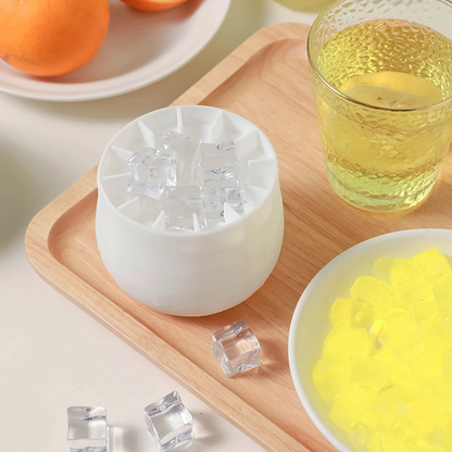 Mushroom Ice Cube Mold and Serving Bowl