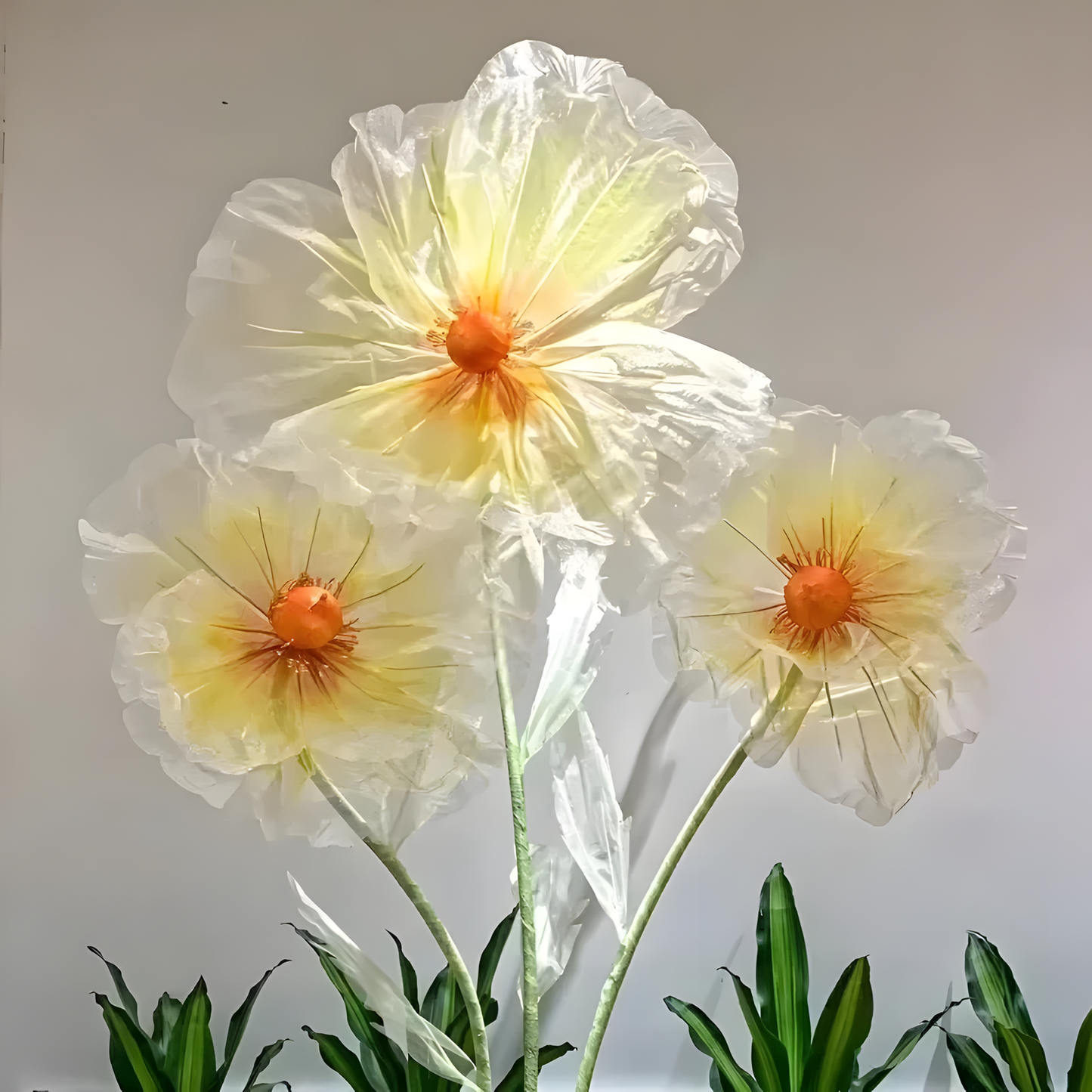180 cm Poppy Flower Stand