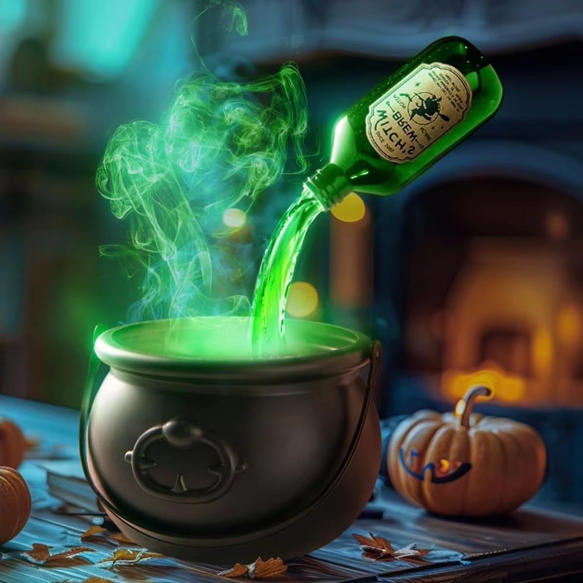 Floating Halloween Cauldron