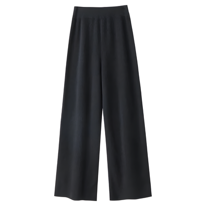 Wool Wide-Leg Pants