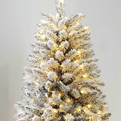Flocked Christmas Tree