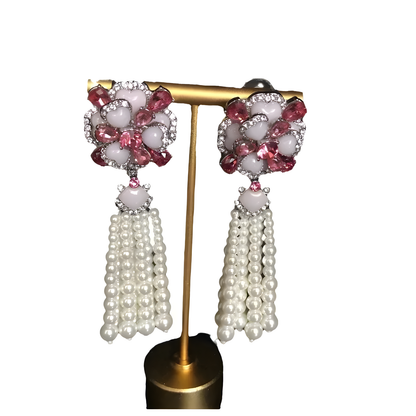 Floral Tassel Jewelry Set