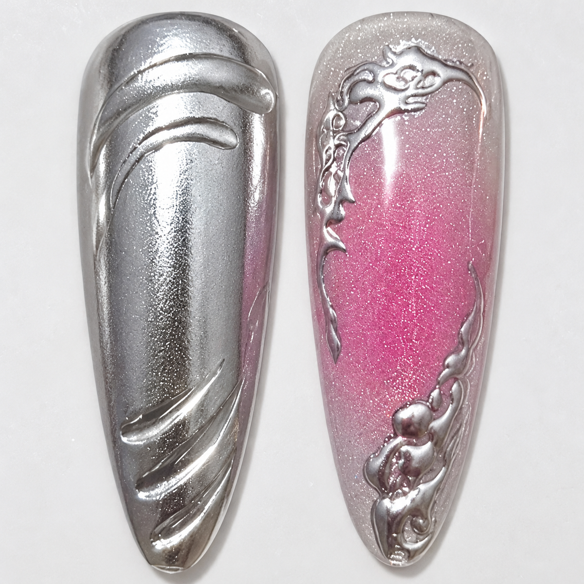 Almond Press-On Nails