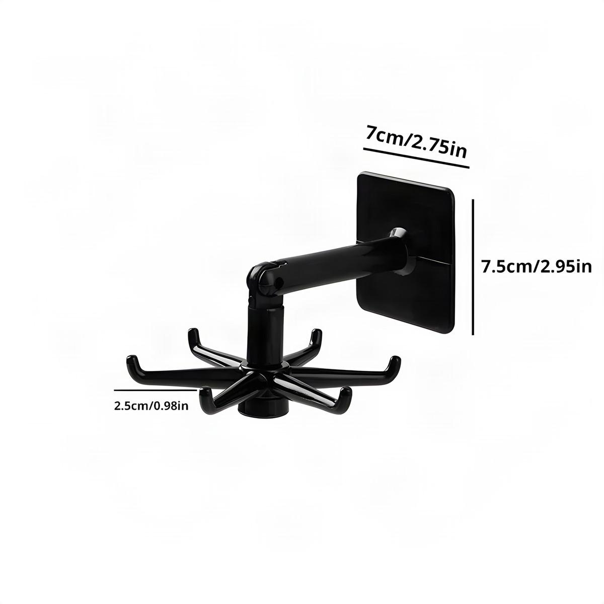 Rotating Six-Hook Utensil Hanger