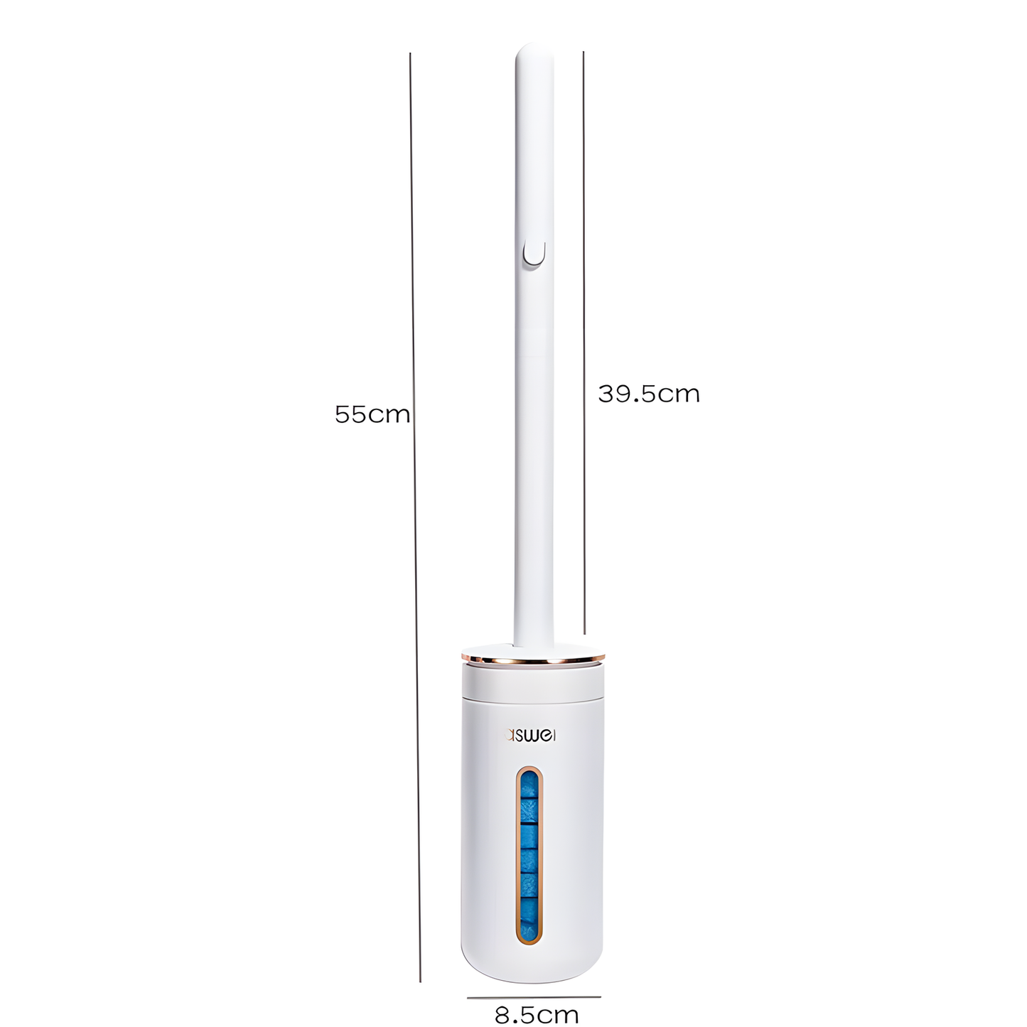 Wall Mounted Disposable Toilet Brush Set