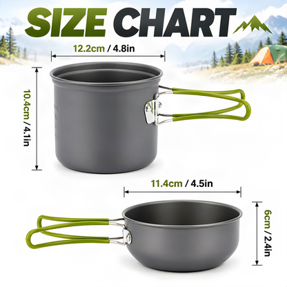 Compact Camping Cookware Set