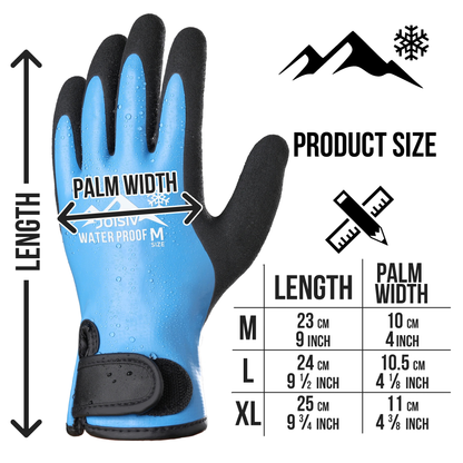 Fleece-Lined Winter Work Gloves