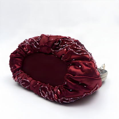Floral Beaded Evening Bag