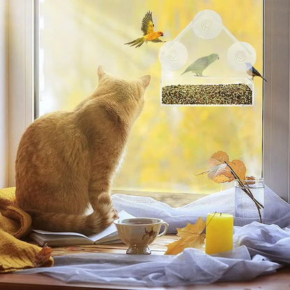 Window Acrylic Bird Feeder