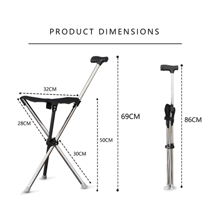 Folding Cane Stool