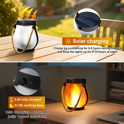 Solar Flame Lantern