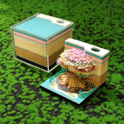 Treehouse Paper Sculpture Memo Pad