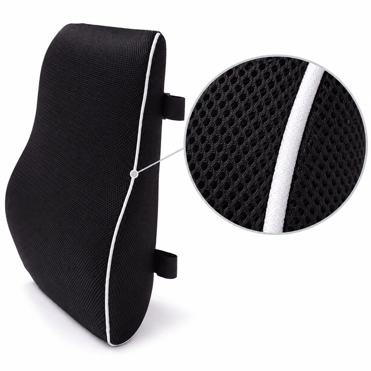 Contoured Memory Foam Lumbar Cushion