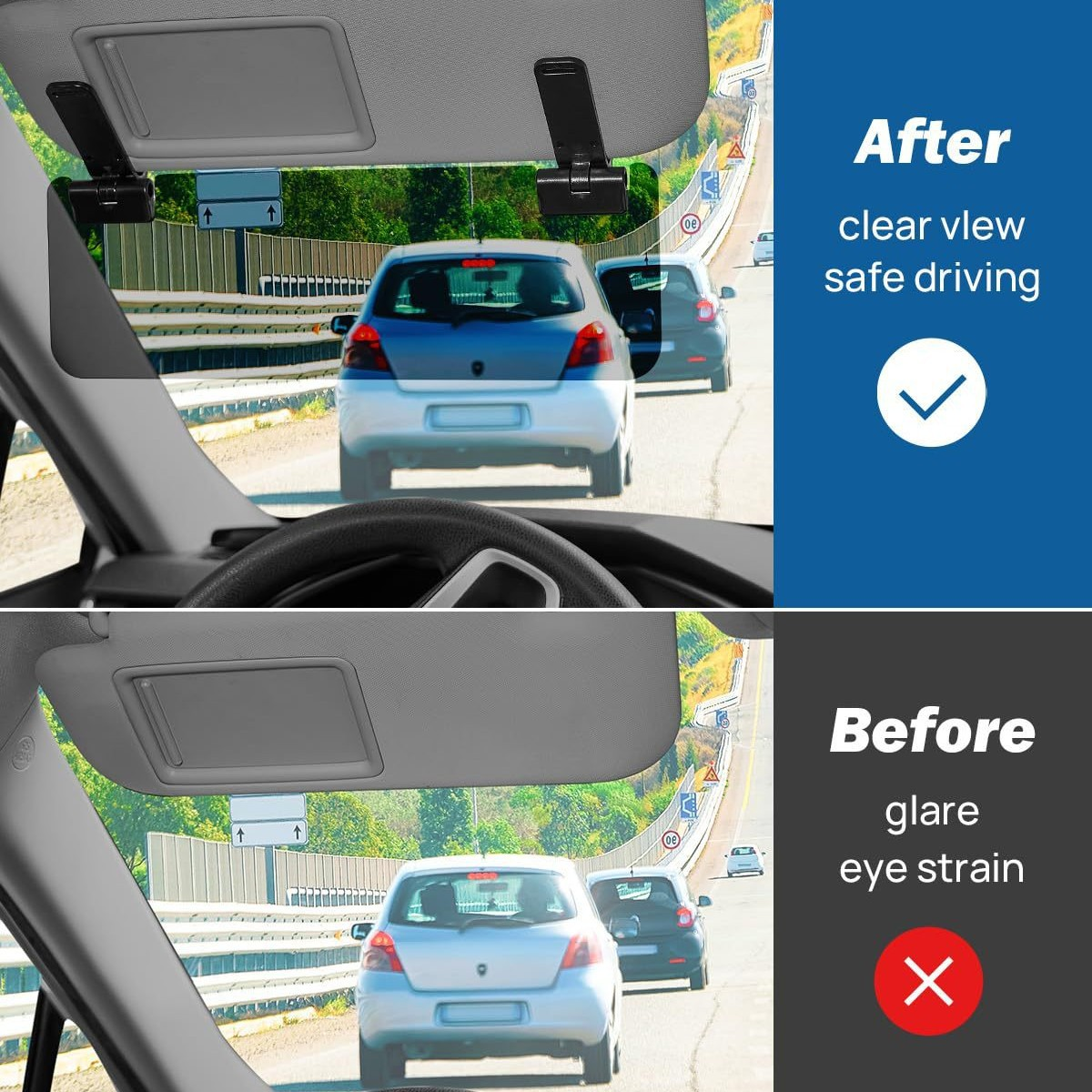 Adjustable Car Sun Visor Extender